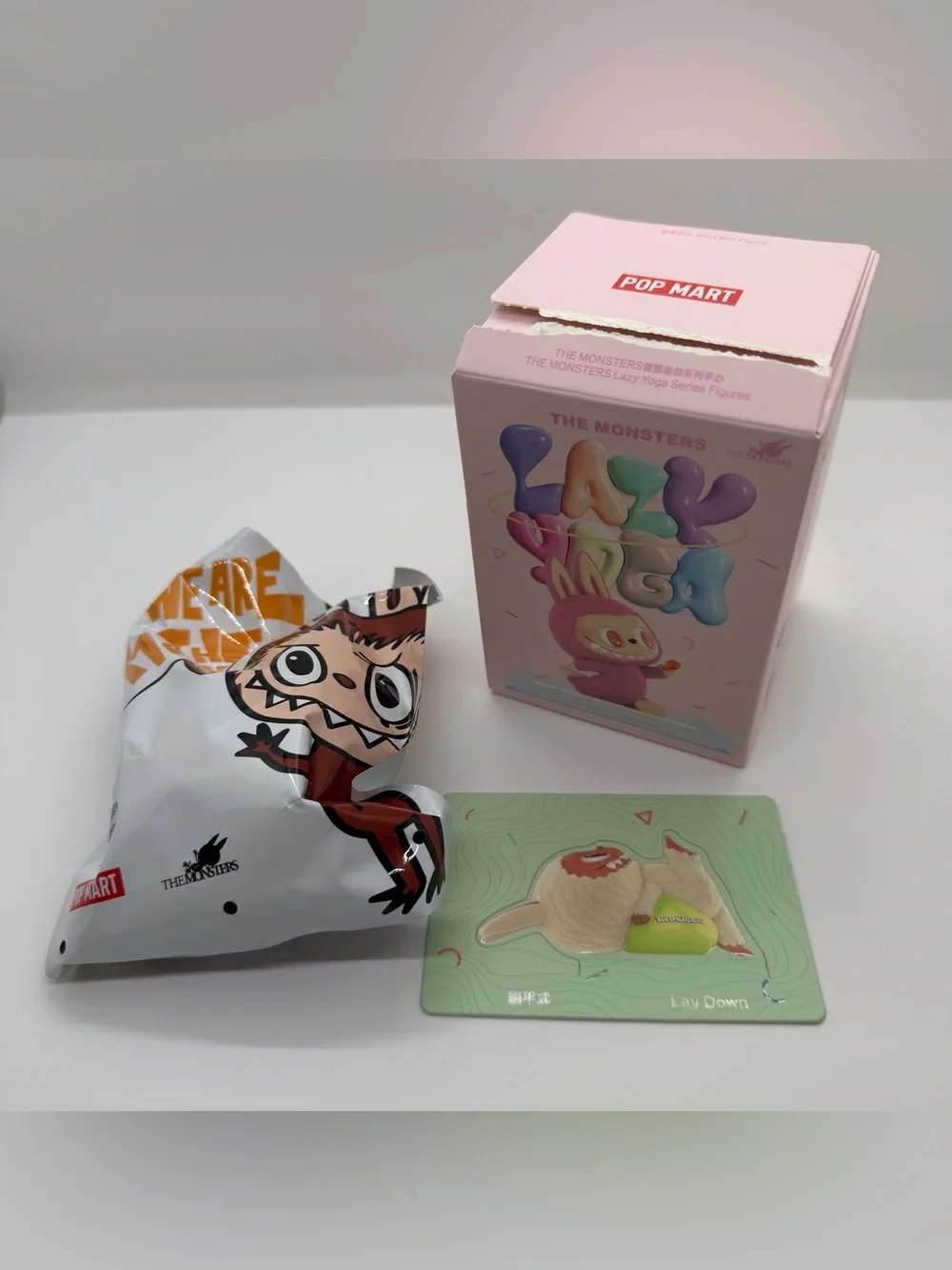 Pop Mart Lazy Yoga Confirmed Lay Down Vinyl Figurine